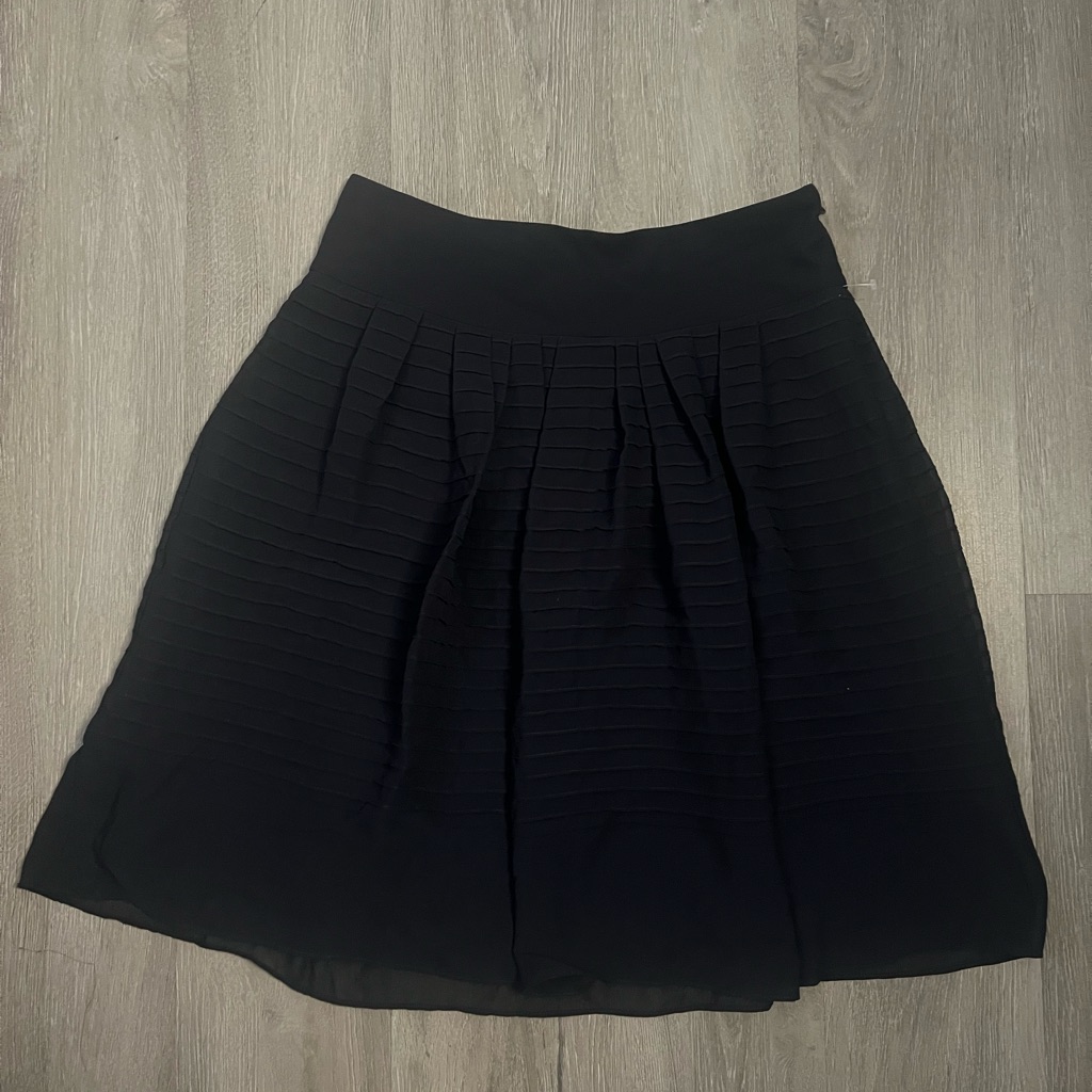 Ann Taylor Black A-Line Skirt Nwt